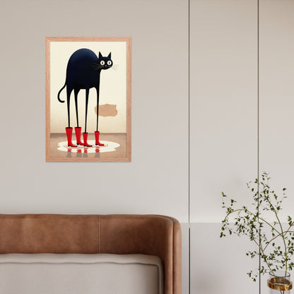 Boots & Whiskers – Surreal Cat with Shoes