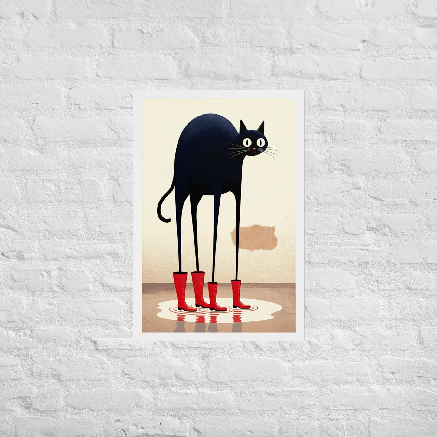 Boots & Whiskers – Surreal Cat with Shoes