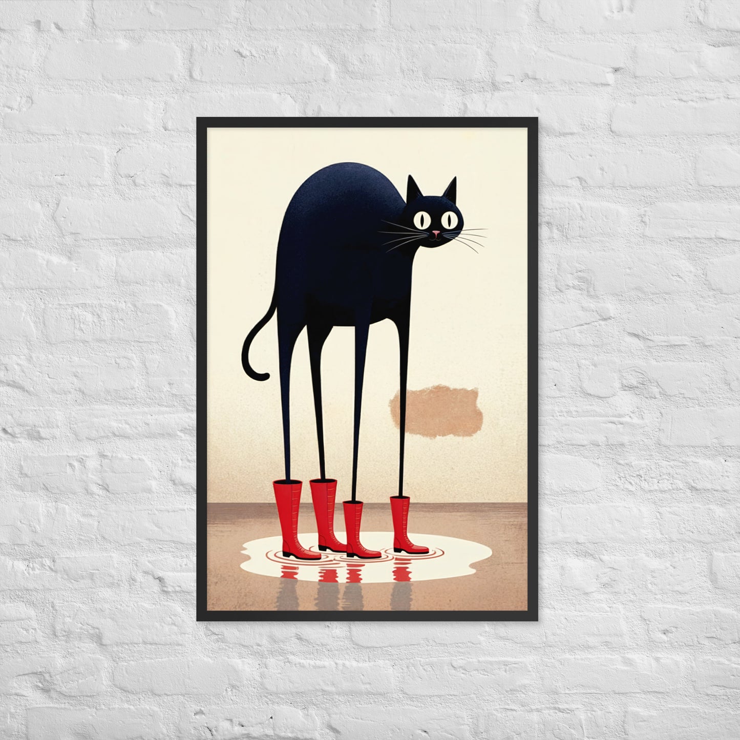 Boots & Whiskers – Surreal Cat with Shoes