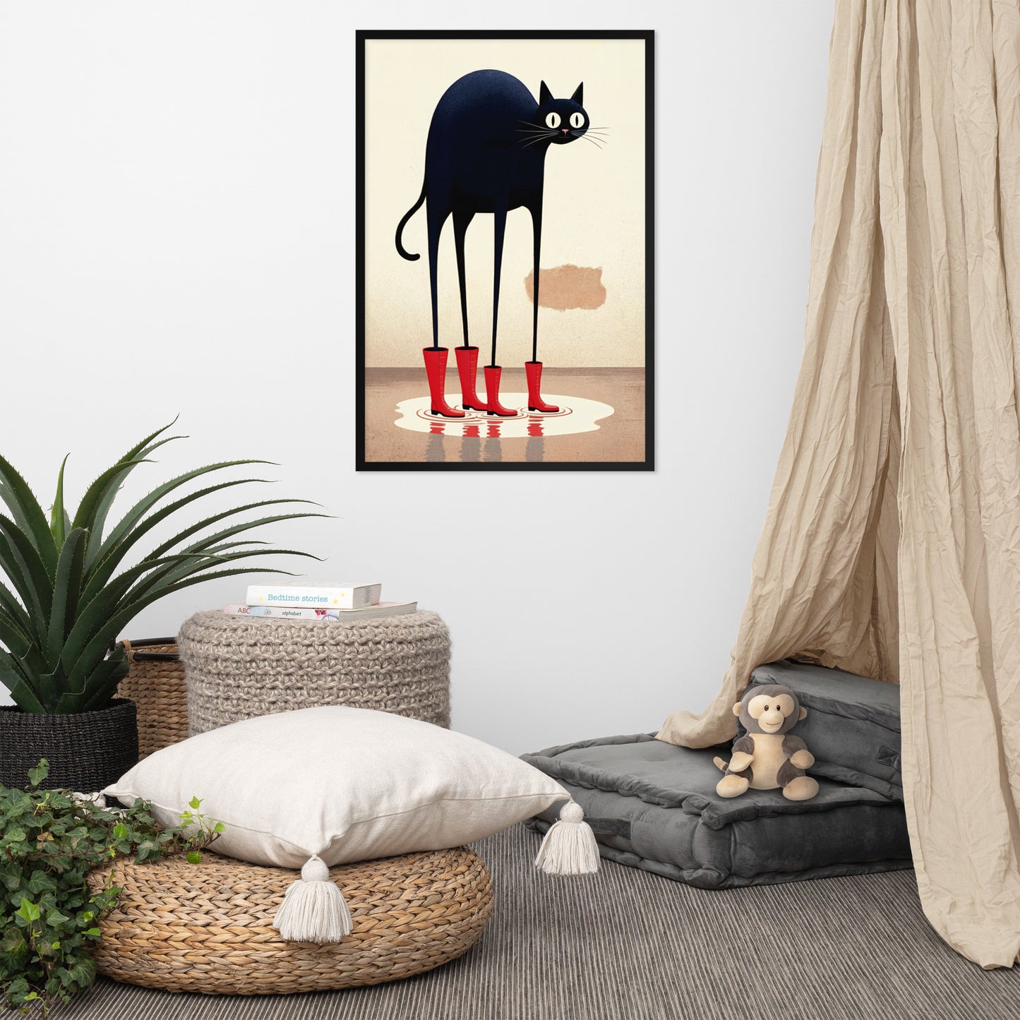 Boots & Whiskers – Surreal Cat with Shoes