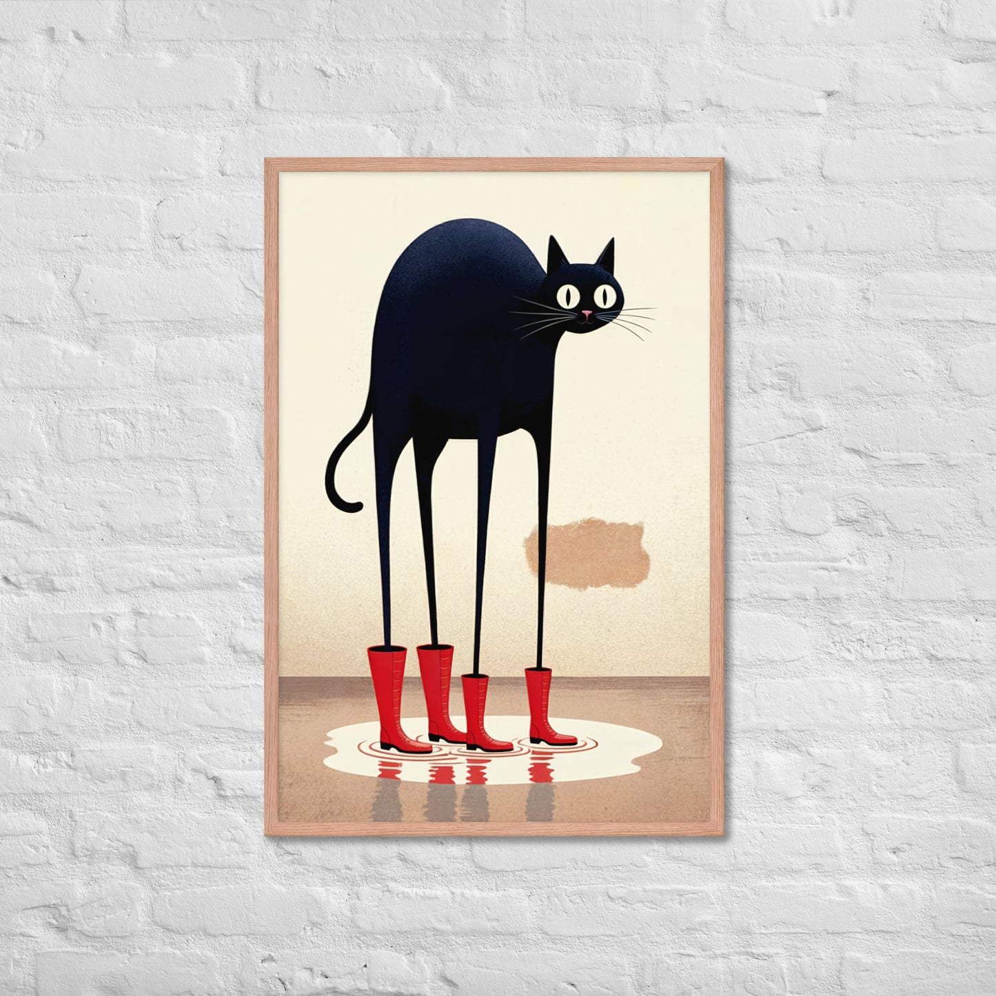 Boots & Whiskers – Surreal Cat with Shoes