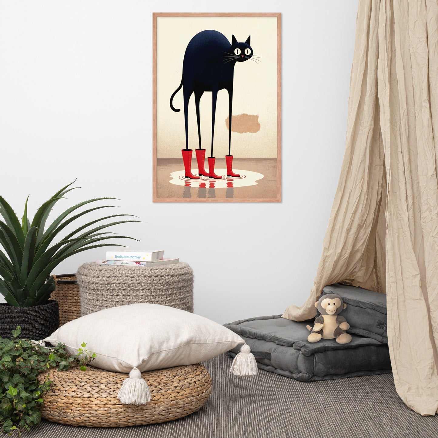 Boots & Whiskers – Surreal Cat with Shoes