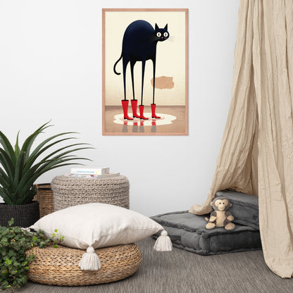 Boots & Whiskers – Surreal Cat with Shoes