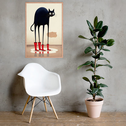 Boots & Whiskers – Surreal Cat with Shoes