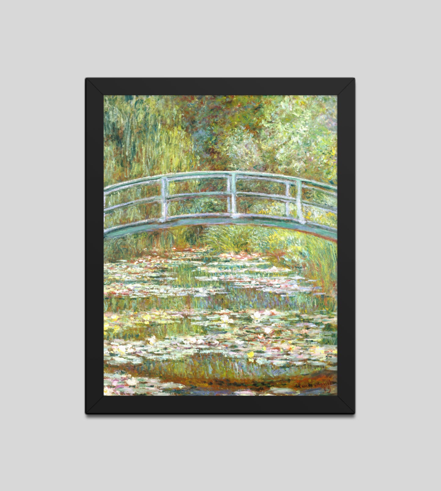 Bridge over a Pond of Water Lilies by Claude Monet