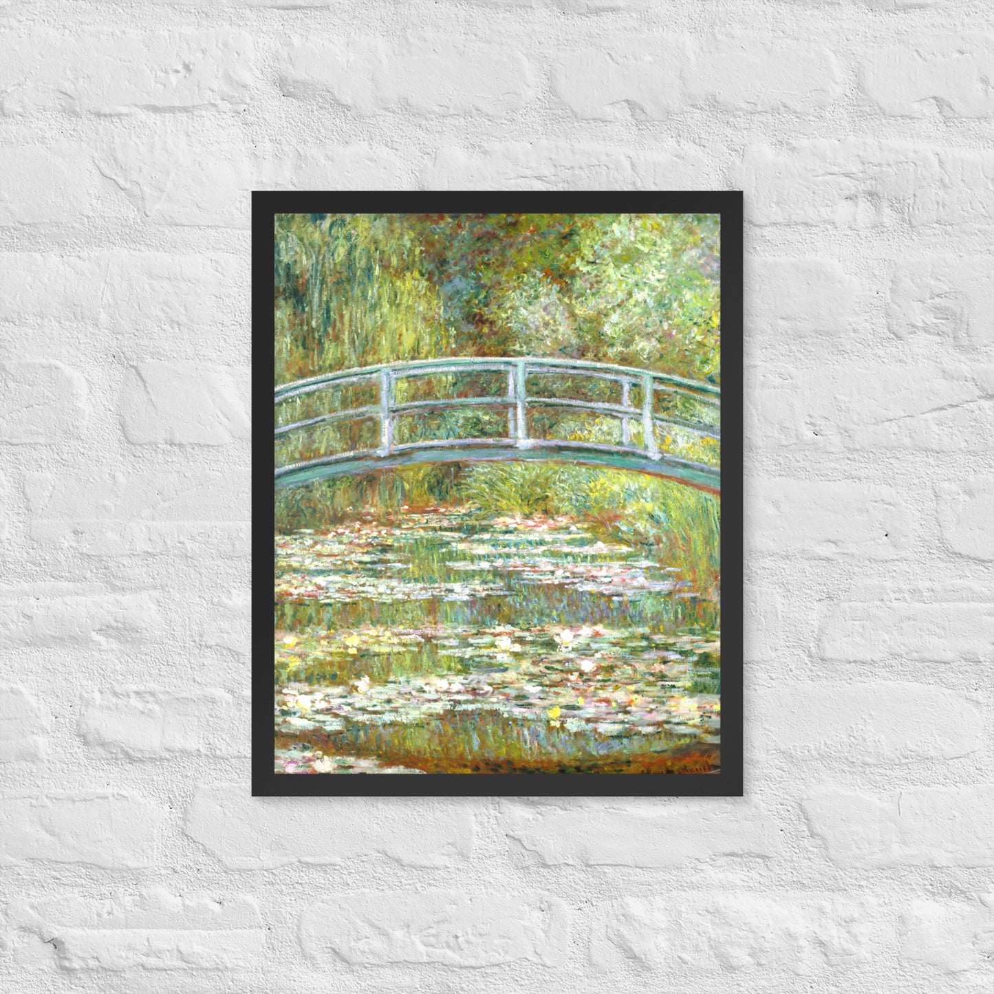 Bridge over a Pond of Water Lilies by Claude Monet