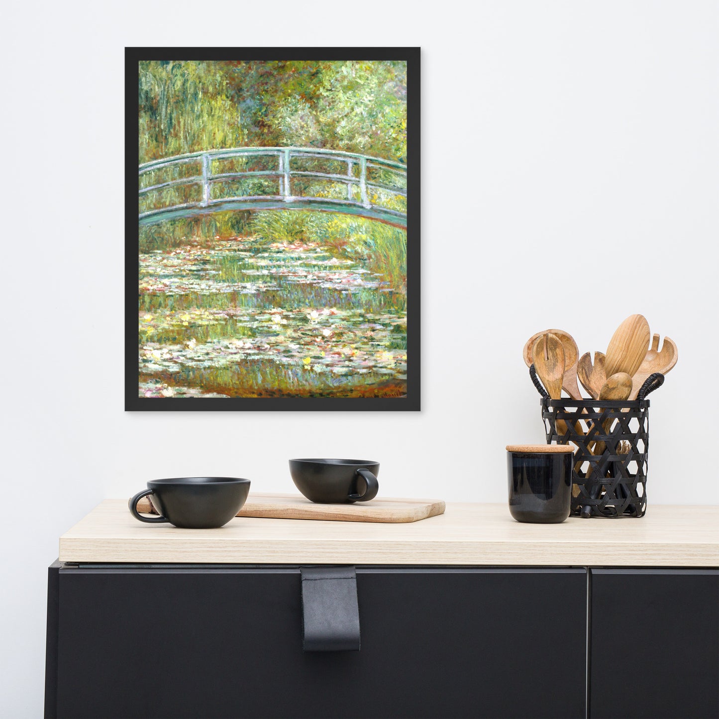 Bridge over a Pond of Water Lilies by Claude Monet