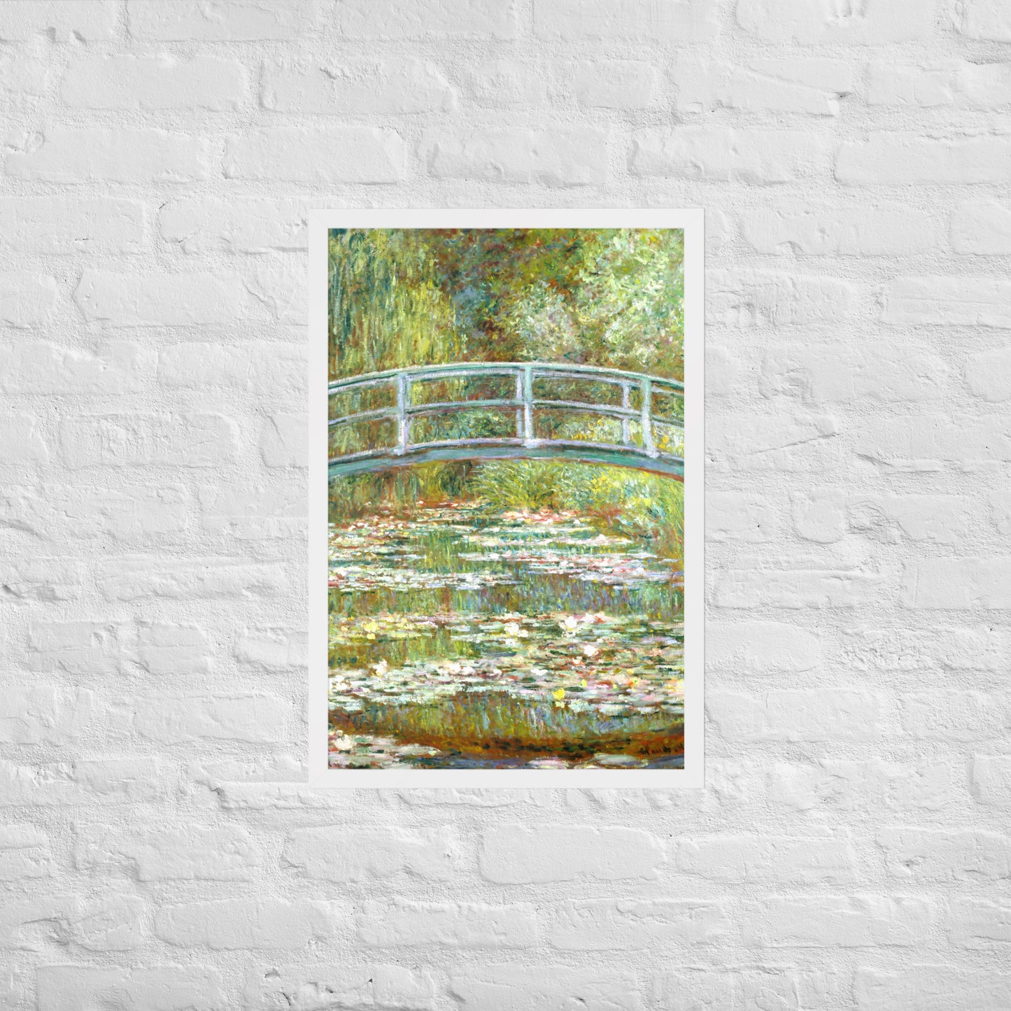 Bridge over a Pond of Water Lilies by Claude Monet