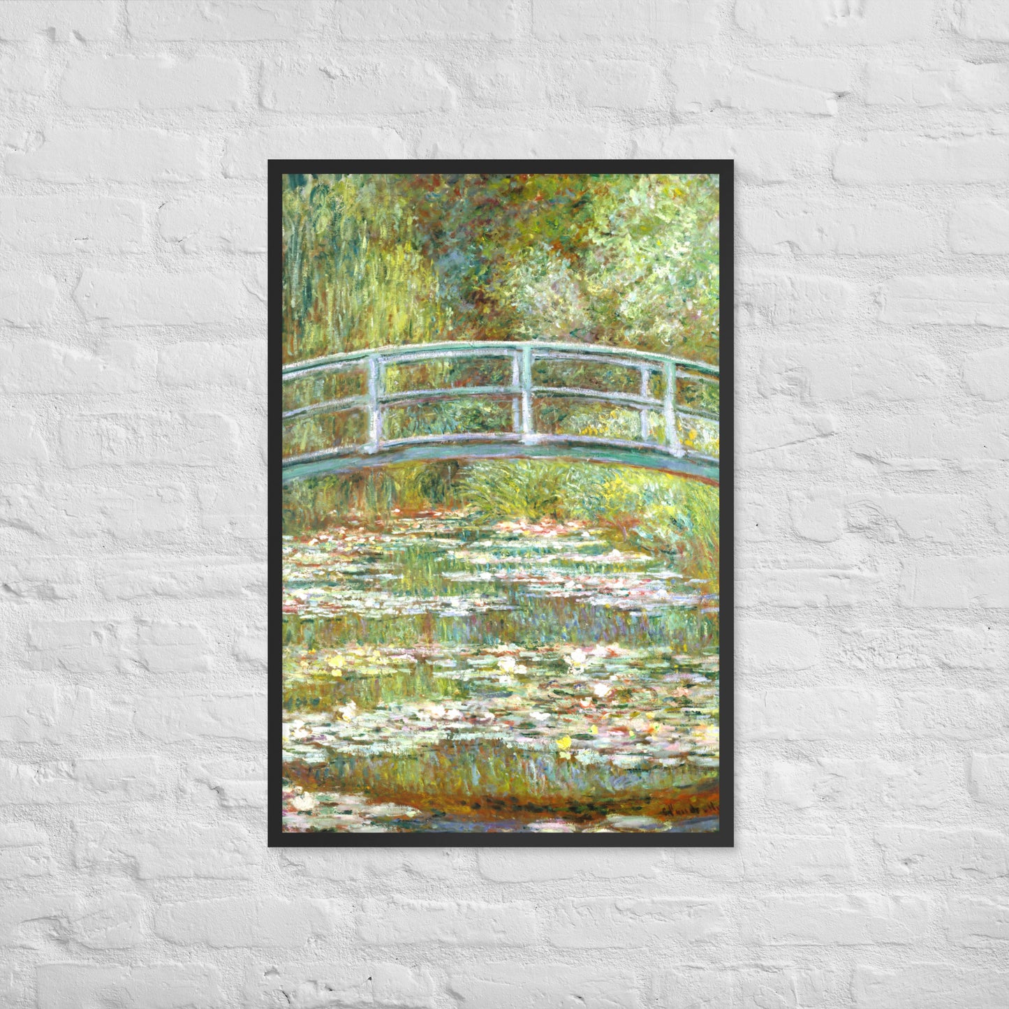 Bridge over a Pond of Water Lilies by Claude Monet