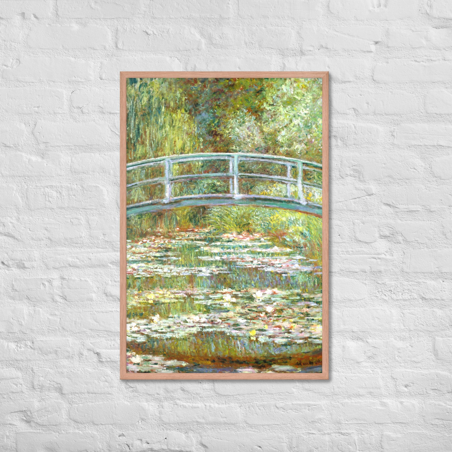 Bridge over a Pond of Water Lilies by Claude Monet