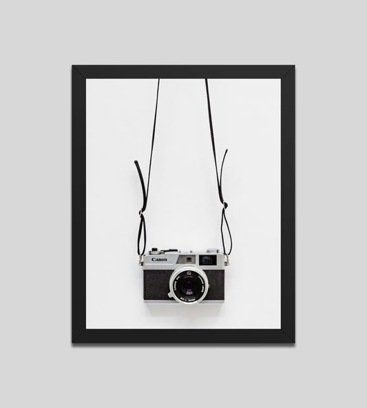 Vintage Camera - Minimal Wall Art