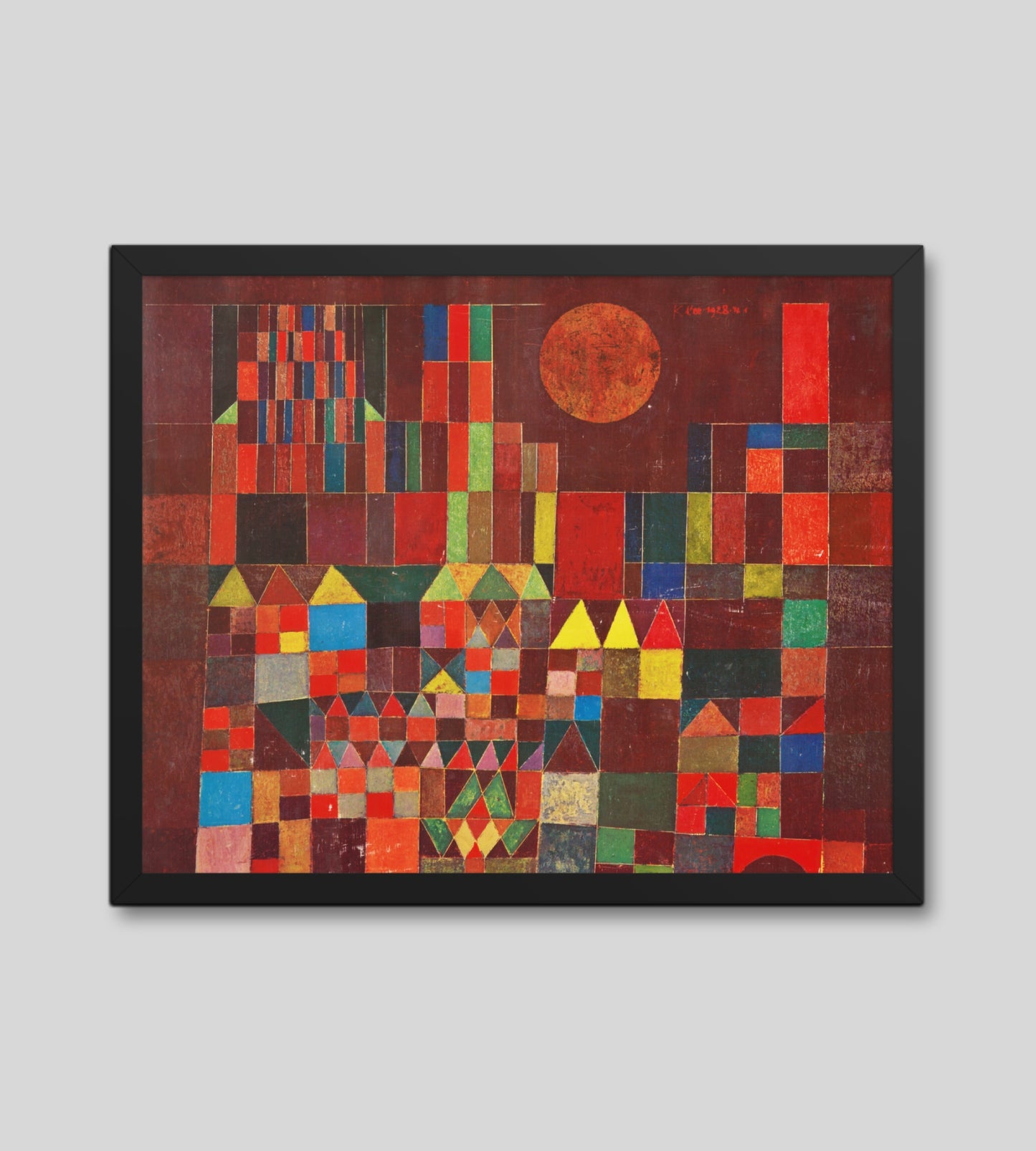 Castle and Sun by Paul Klee