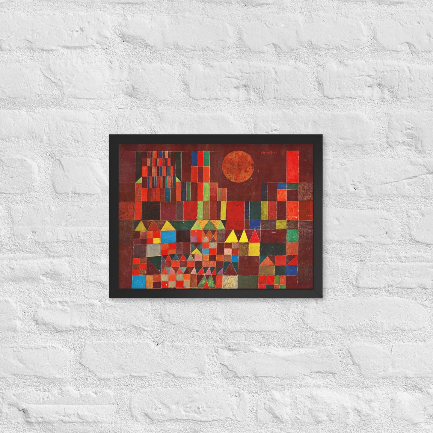 Castle and Sun by Paul Klee