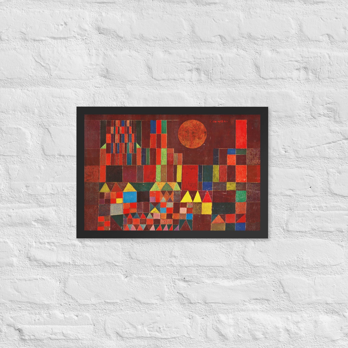 Castle and Sun by Paul Klee
