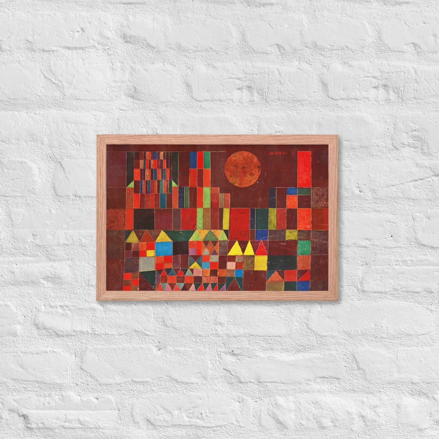 Castle and Sun by Paul Klee