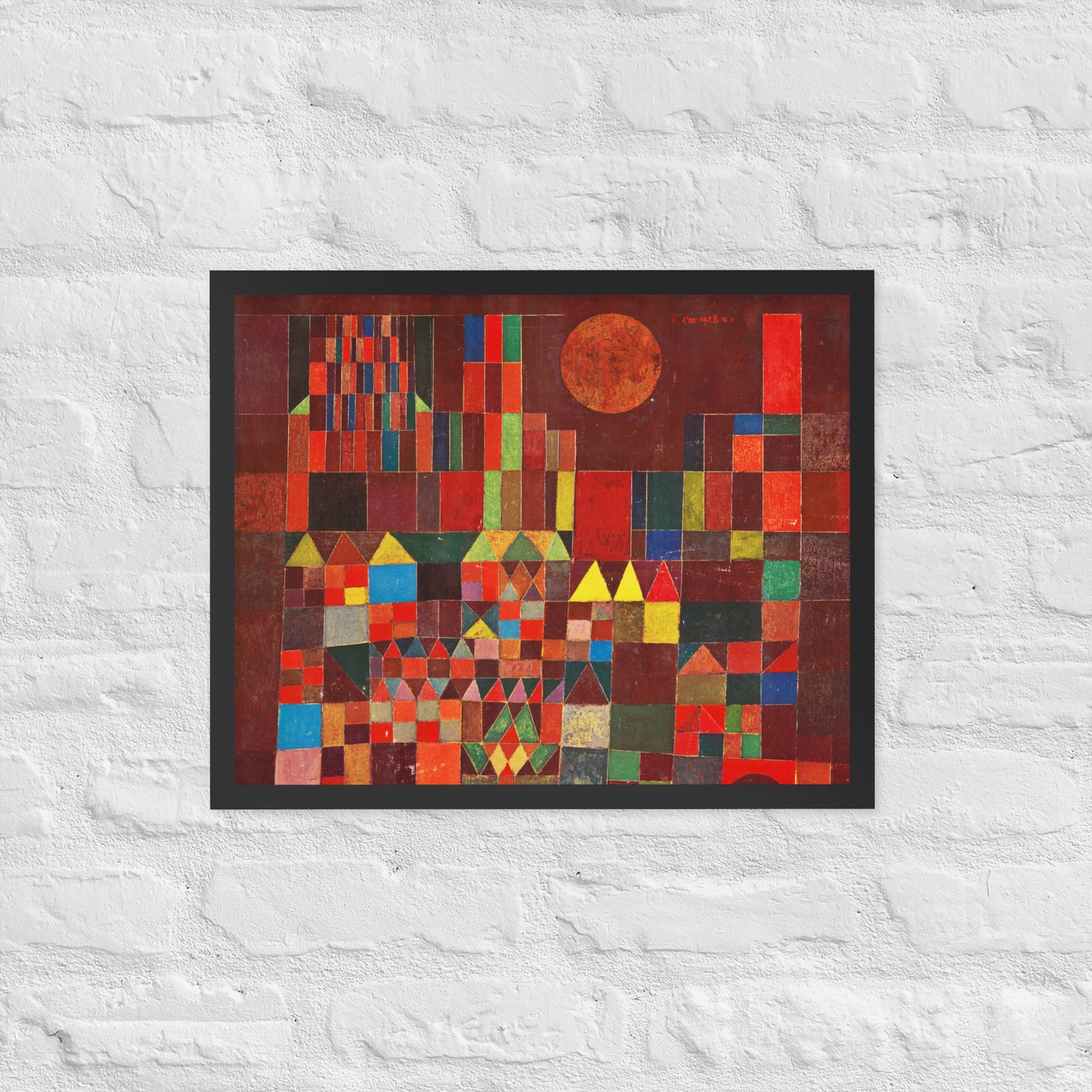 Castle and Sun by Paul Klee