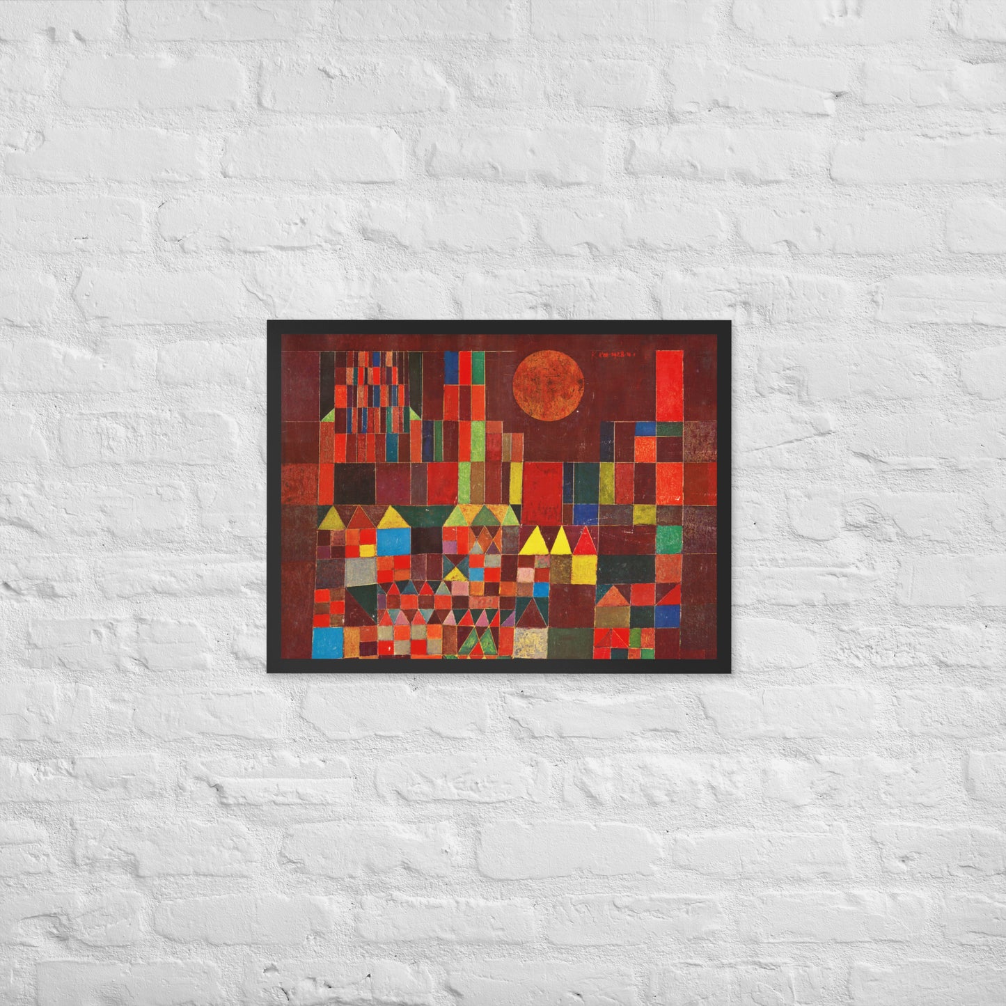 Castle and Sun by Paul Klee