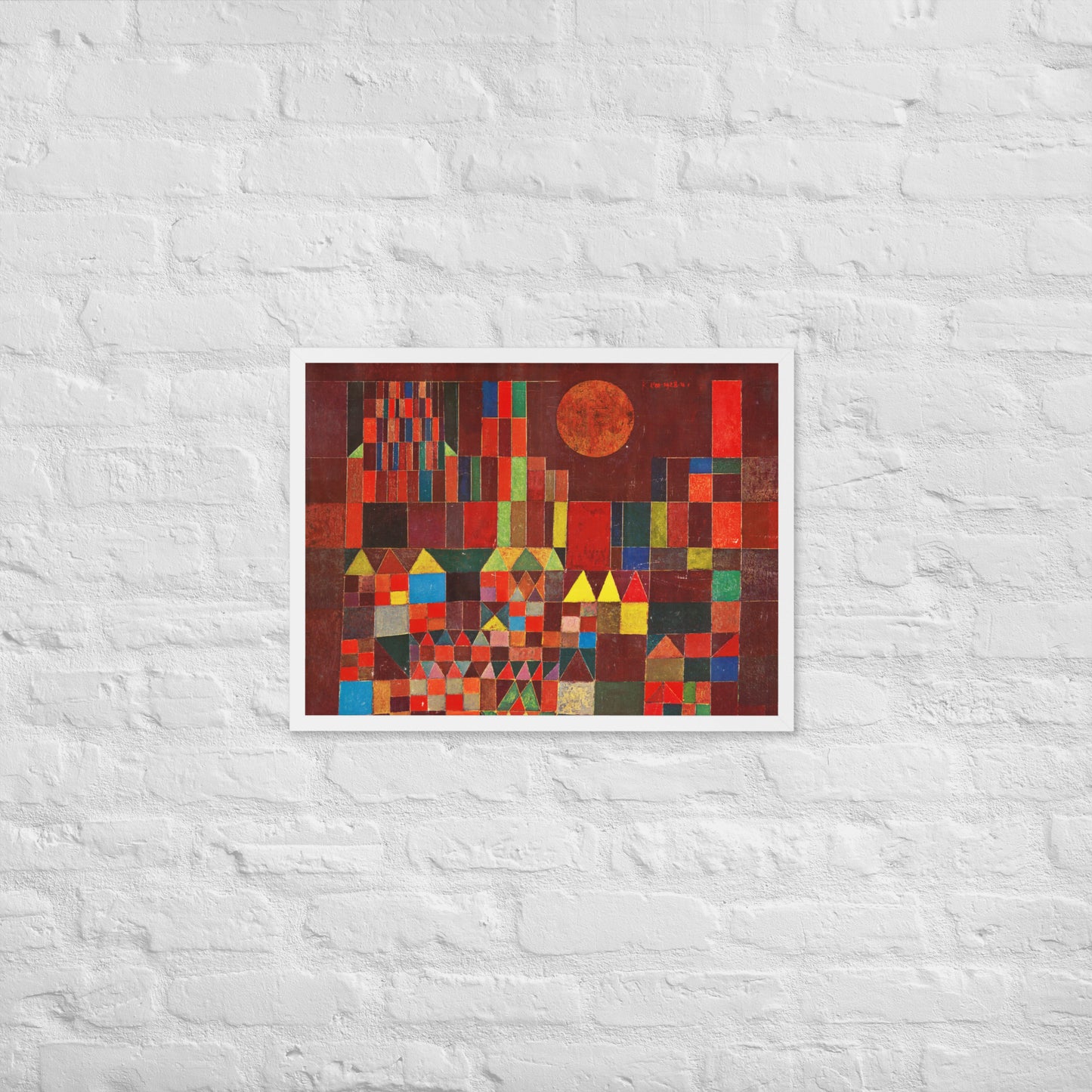 Castle and Sun by Paul Klee