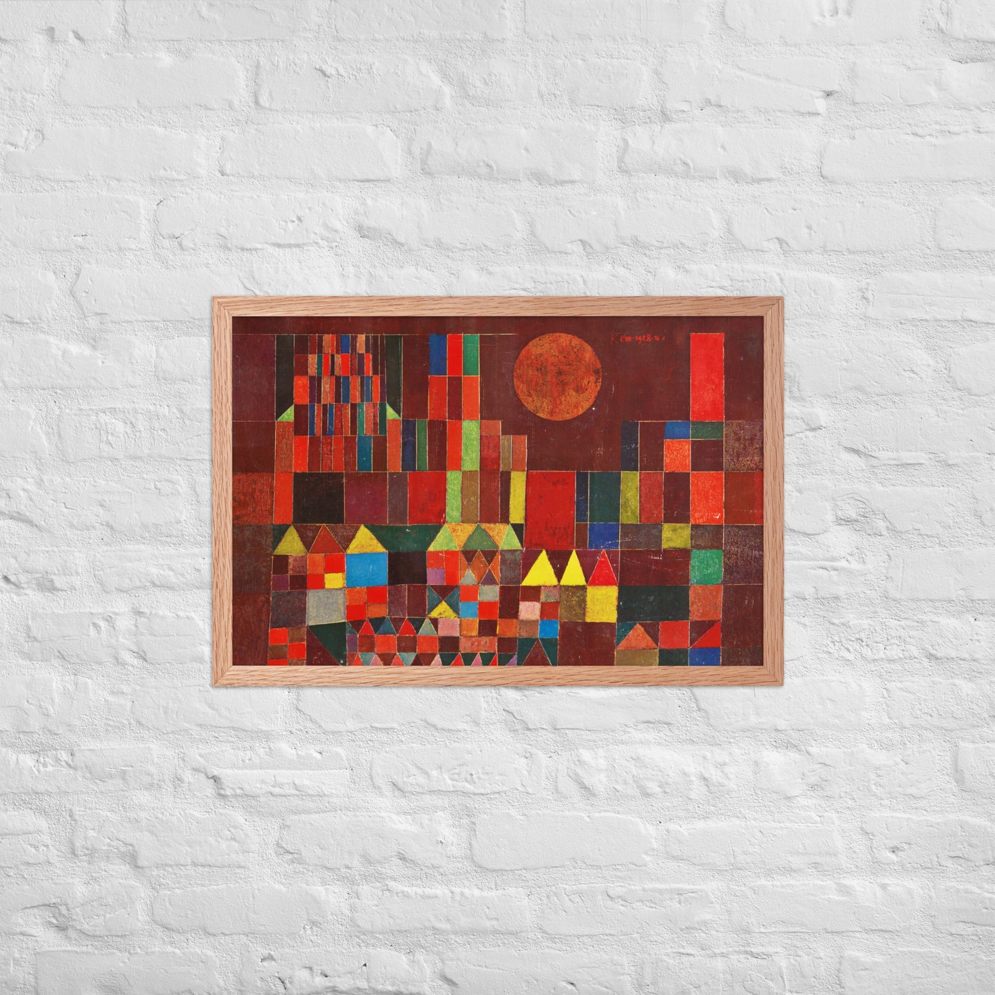 Castle and Sun by Paul Klee