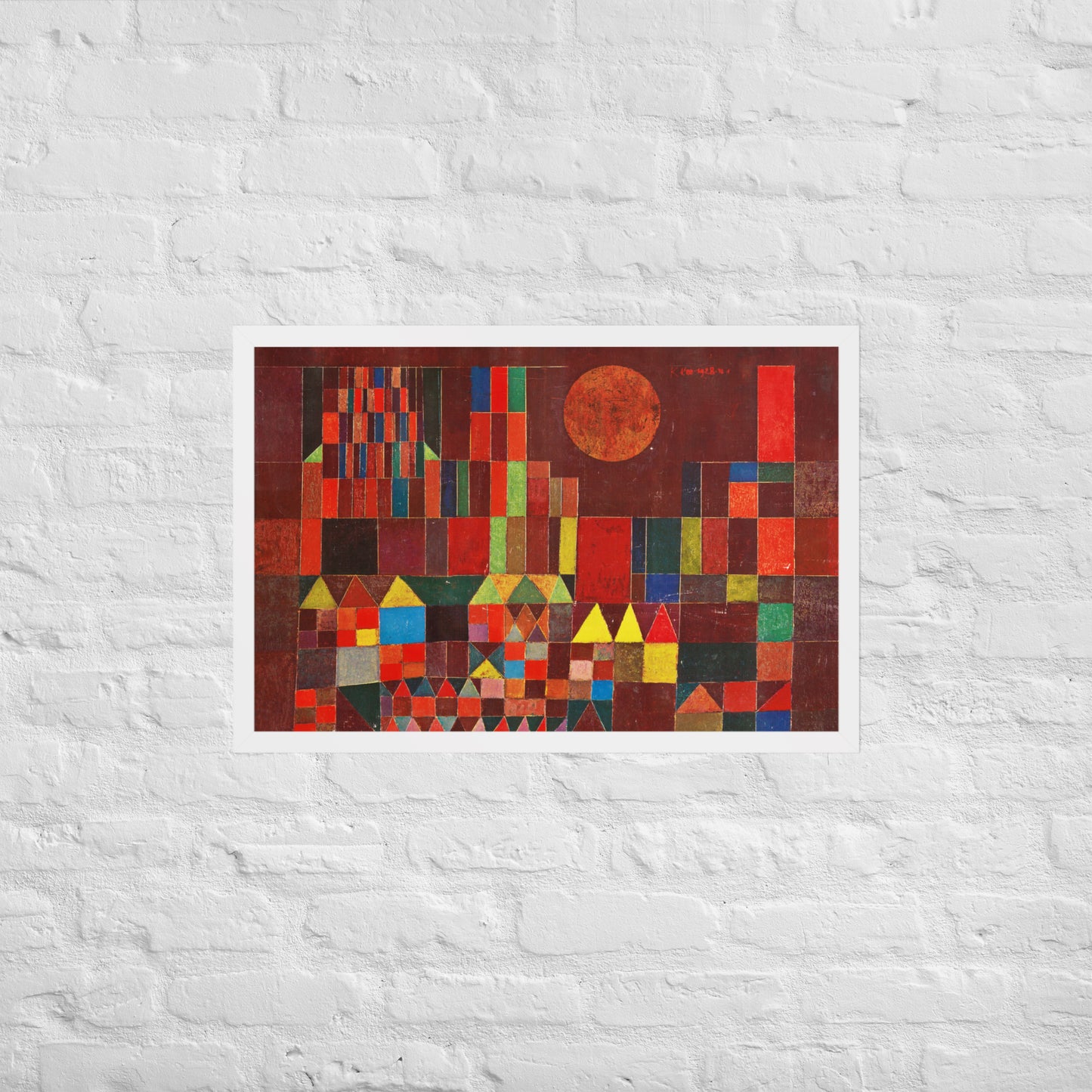 Castle and Sun by Paul Klee