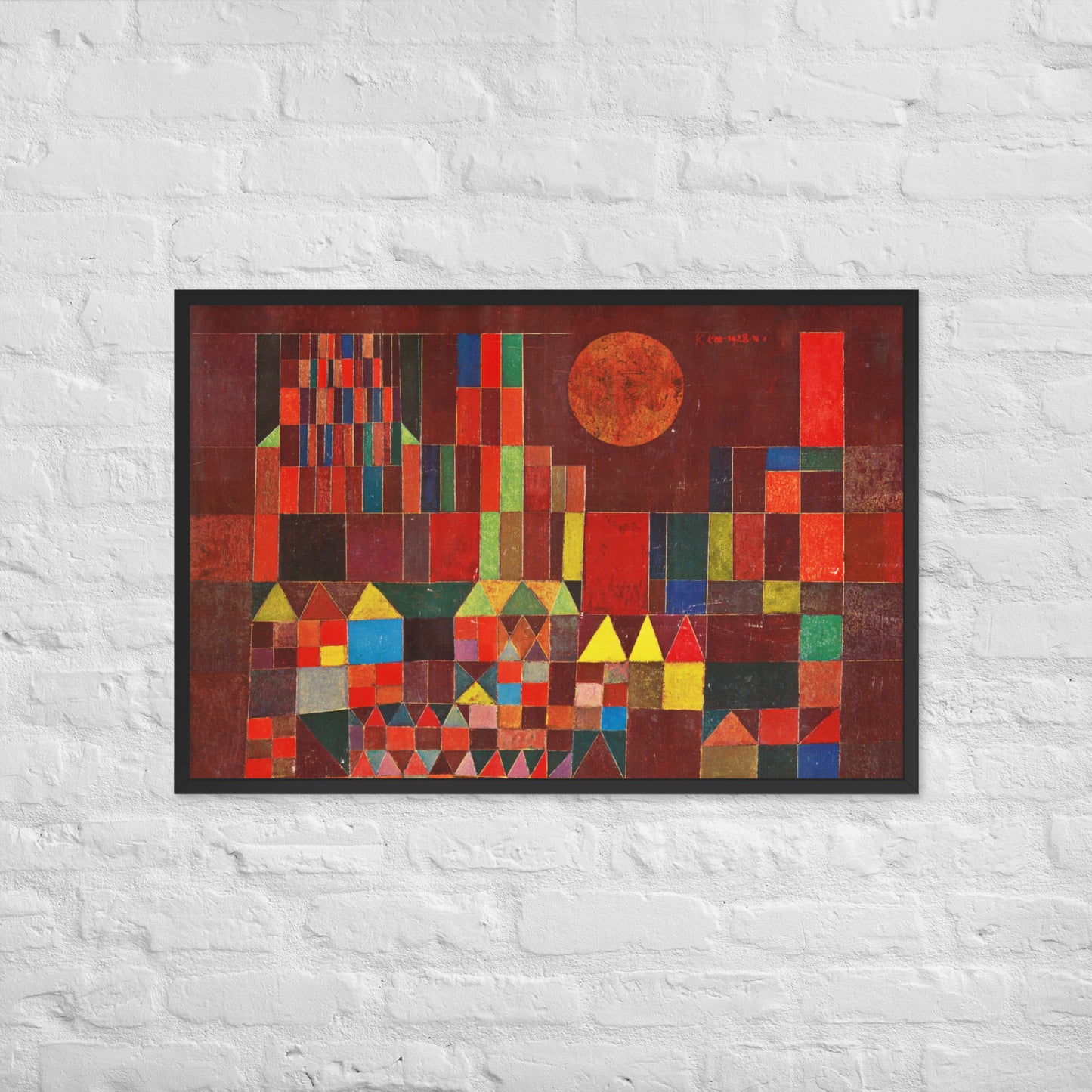 Castle and Sun by Paul Klee