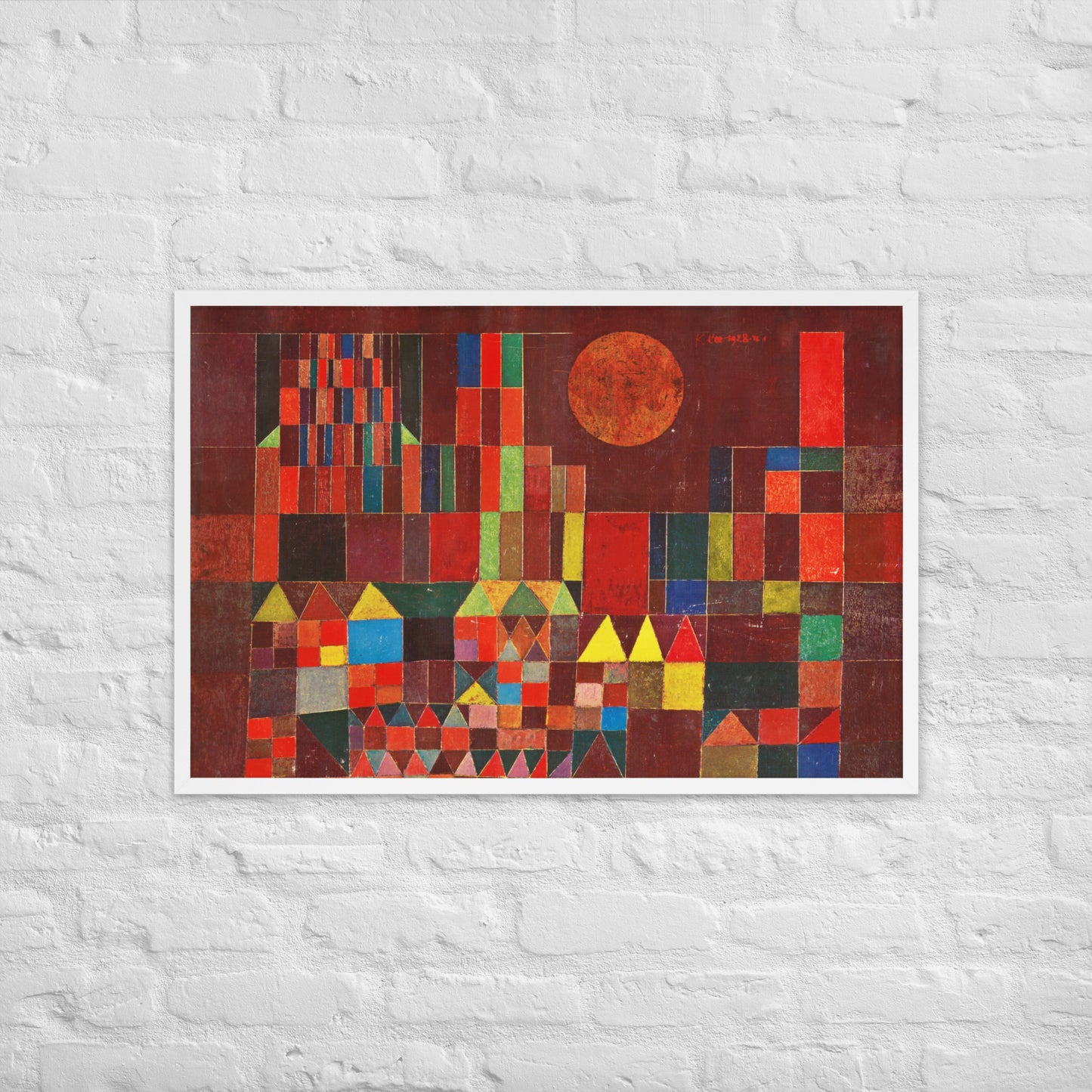 Castle and Sun by Paul Klee