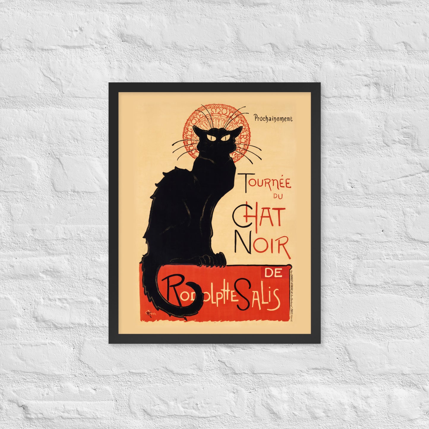 Tournée du Chat Noir by Théophile Alexandre Steinlen