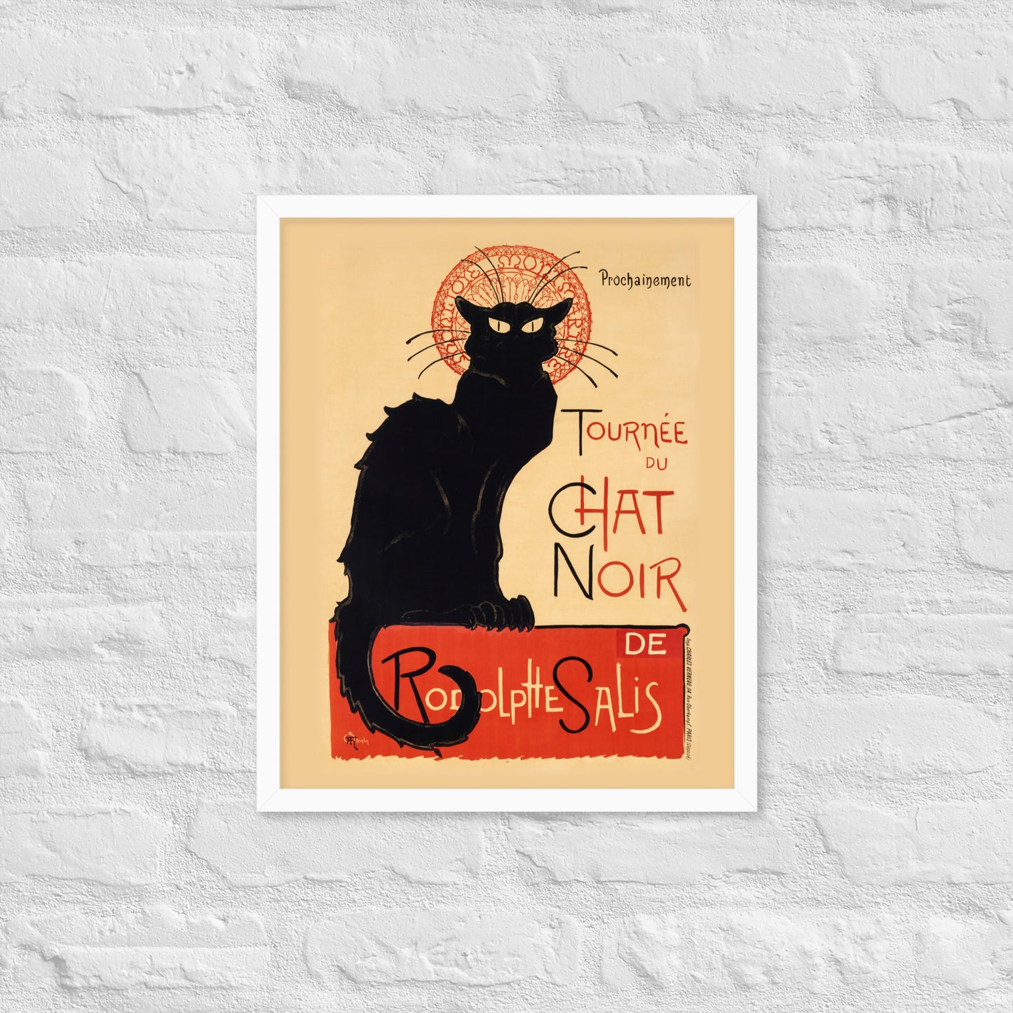 Tournée du Chat Noir by Théophile Alexandre Steinlen
