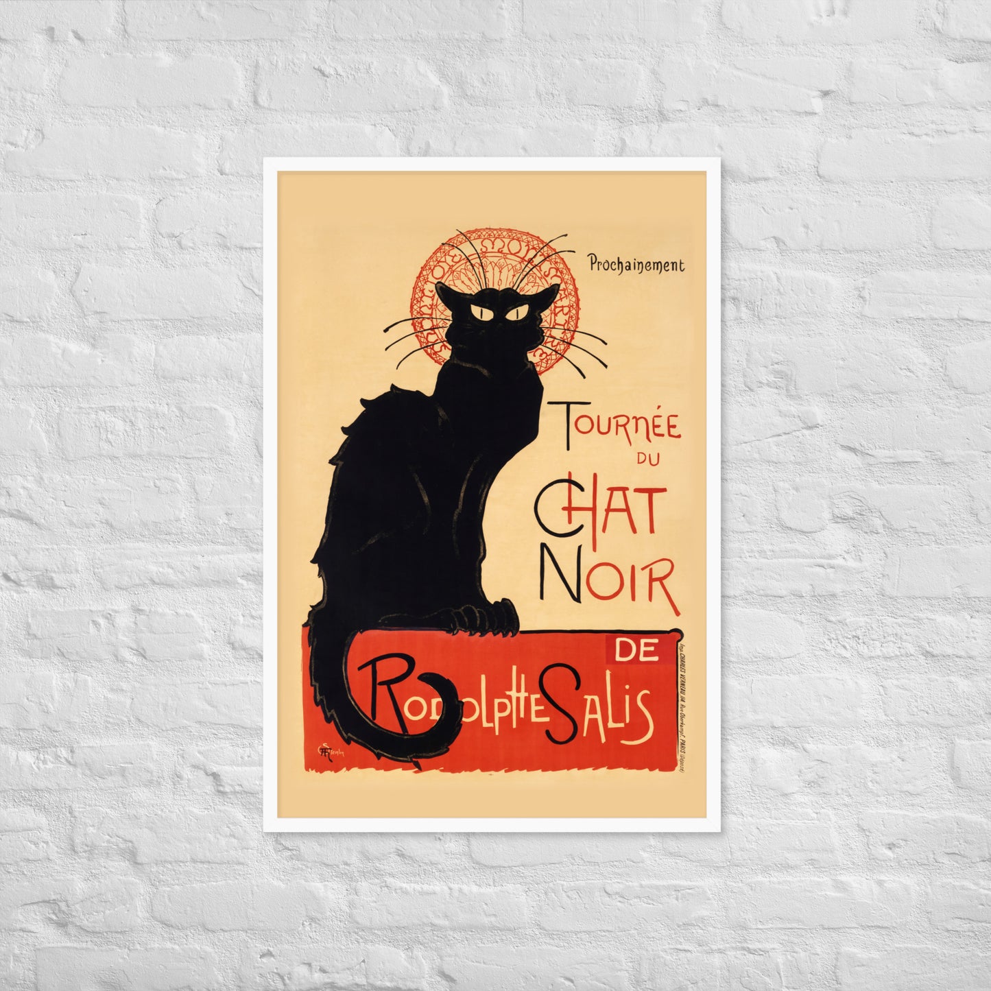 Tournée du Chat Noir by Théophile Alexandre Steinlen