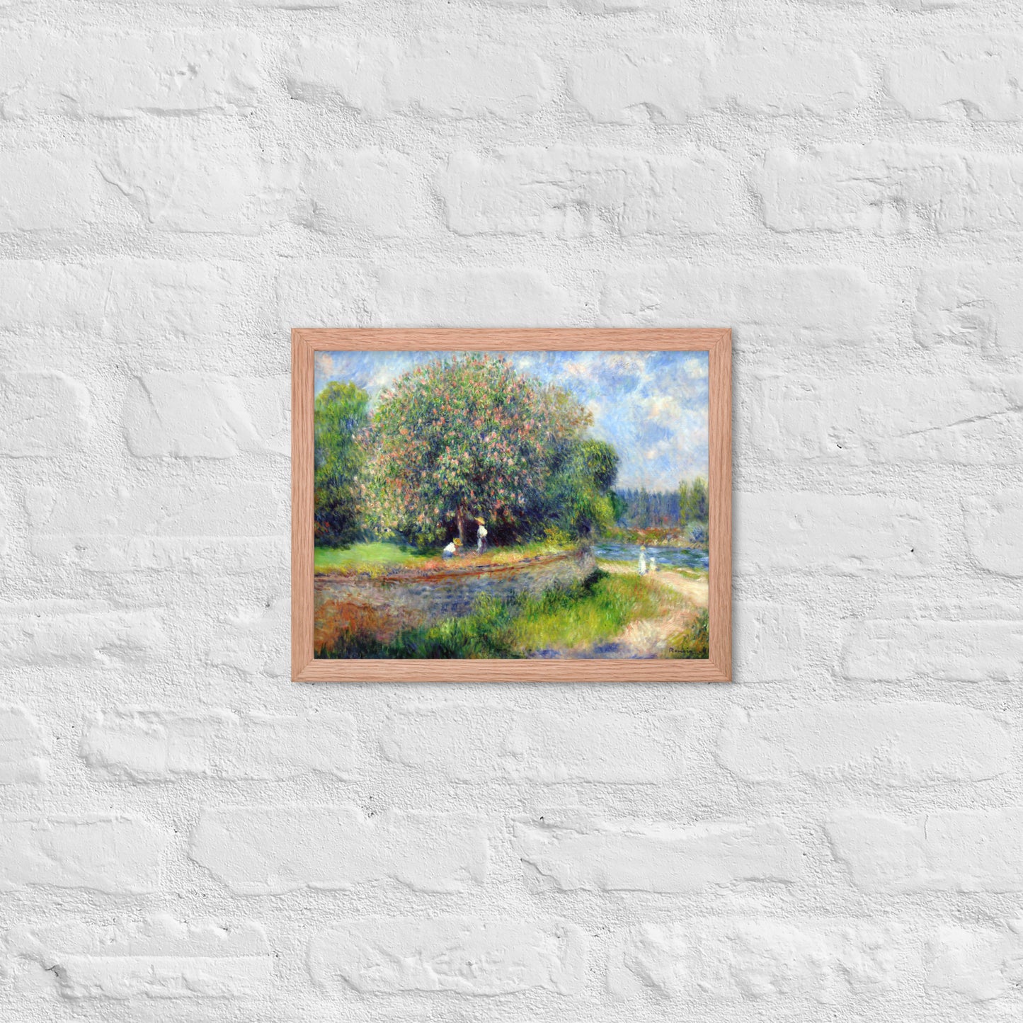 Chestnut Tree in Bloom by Pierre-Auguste Renoir