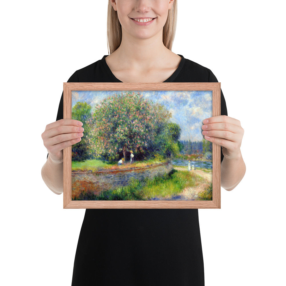 Chestnut Tree in Bloom by Pierre-Auguste Renoir