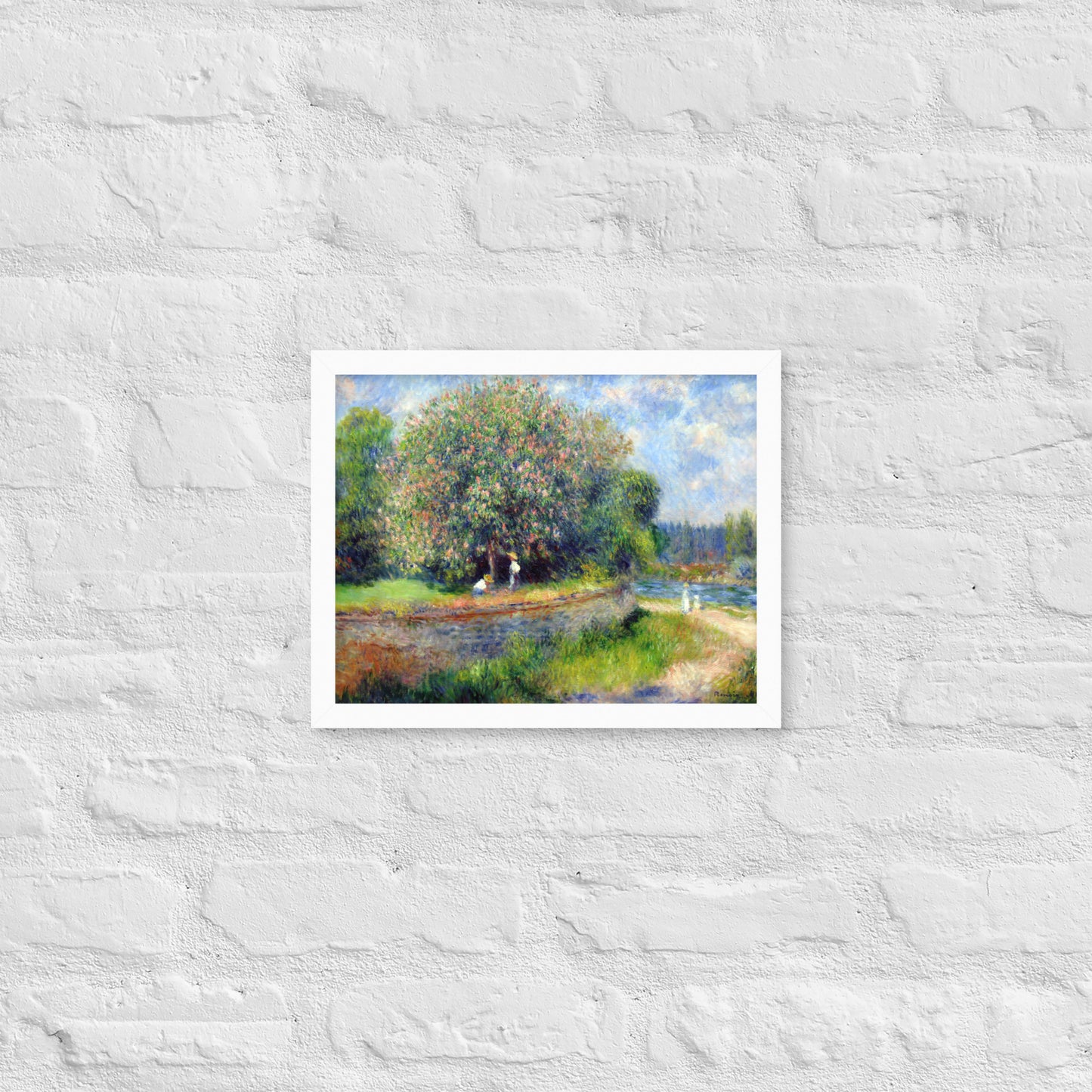 Chestnut Tree in Bloom by Pierre-Auguste Renoir