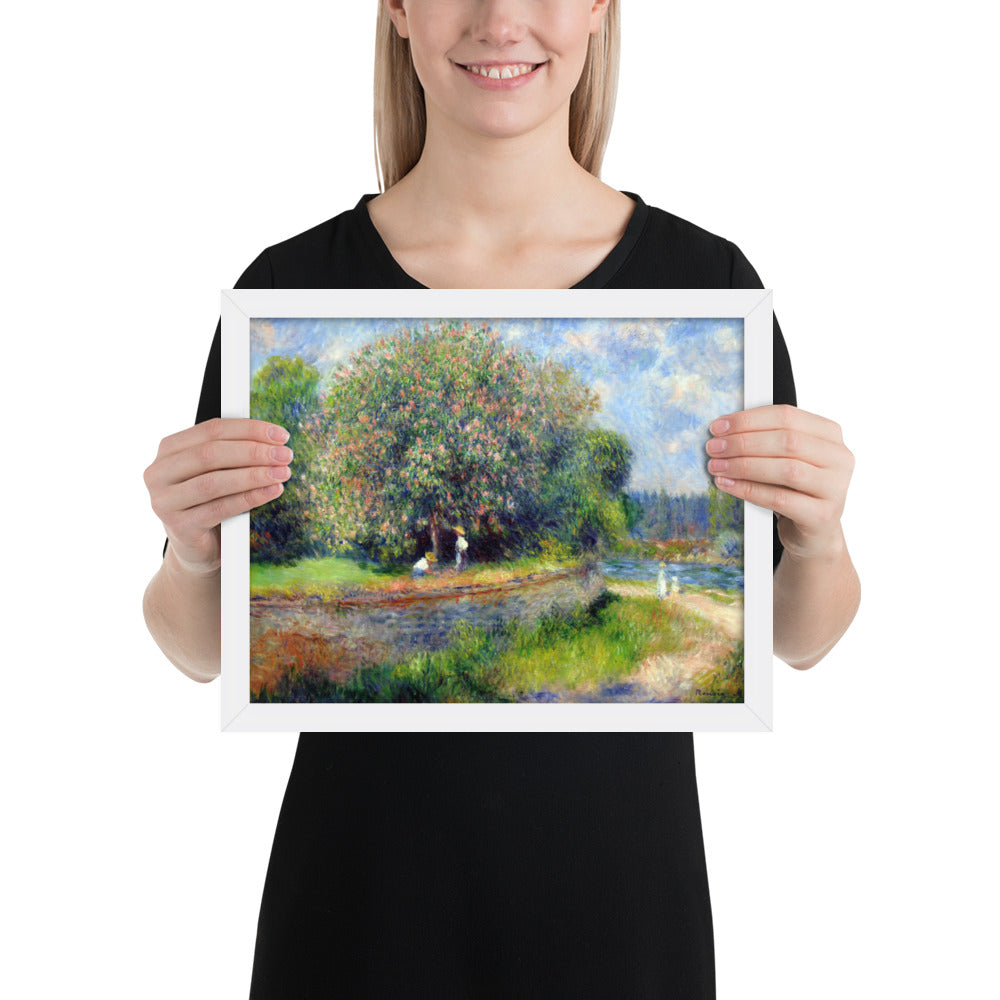Chestnut Tree in Bloom by Pierre-Auguste Renoir