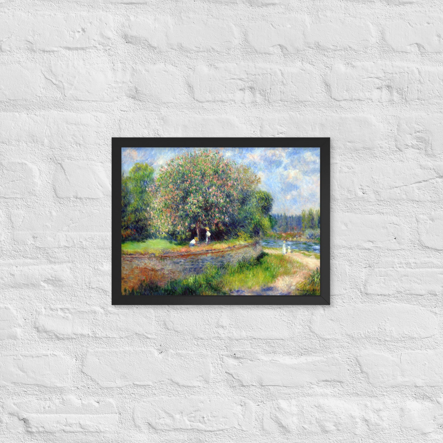 Chestnut Tree in Bloom by Pierre-Auguste Renoir