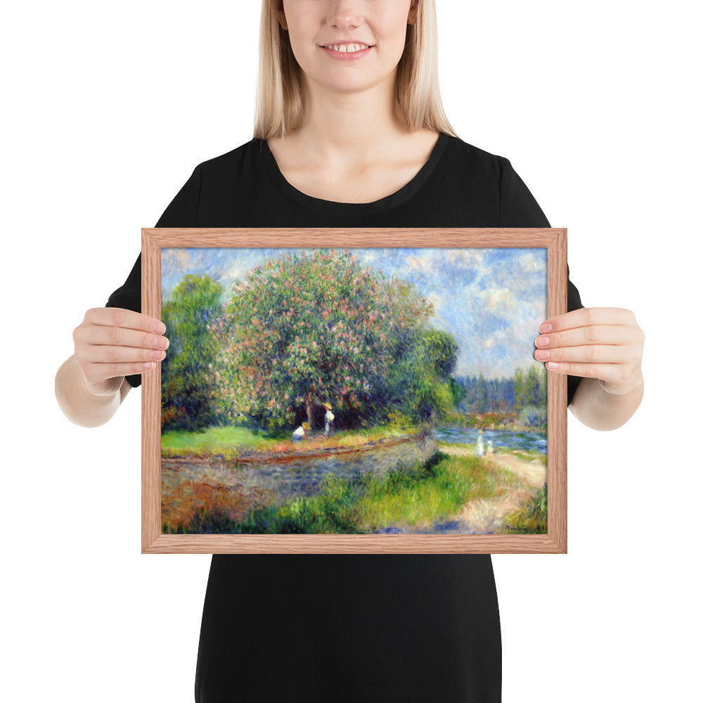 Chestnut Tree in Bloom by Pierre-Auguste Renoir