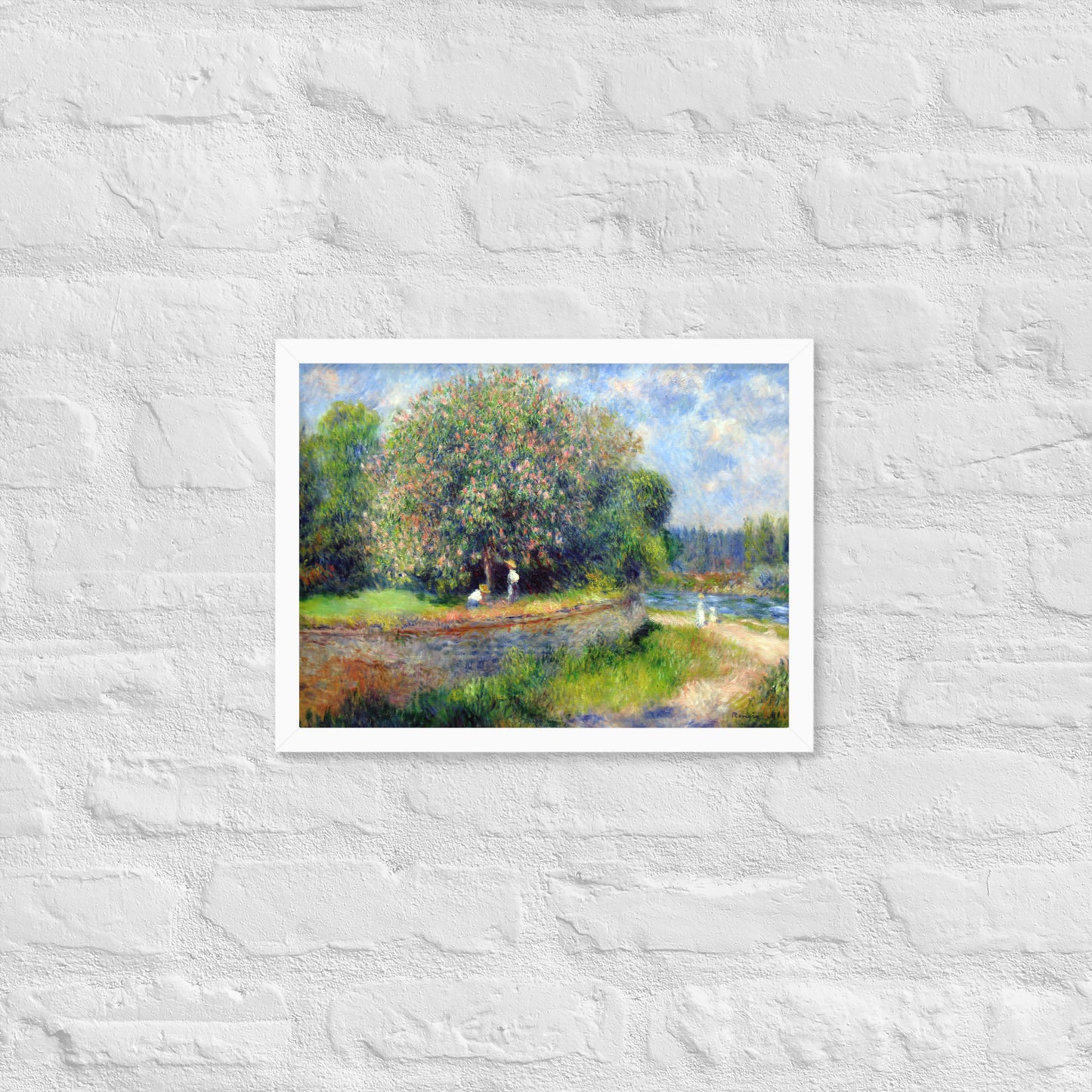 Chestnut Tree in Bloom by Pierre-Auguste Renoir