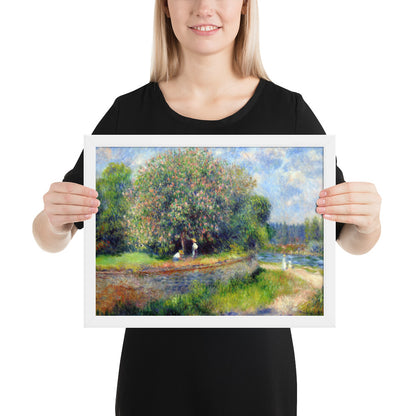 Chestnut Tree in Bloom by Pierre-Auguste Renoir