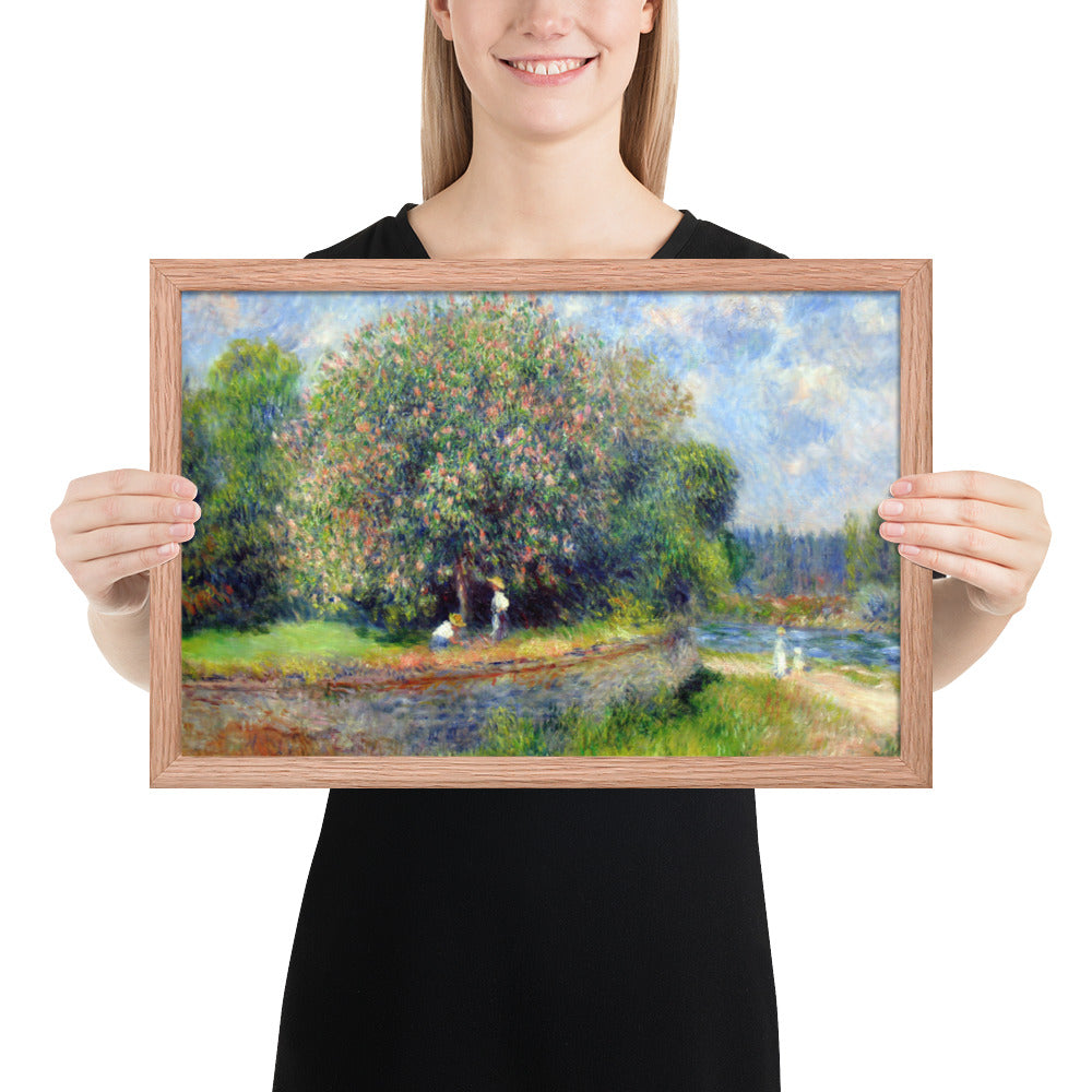 Chestnut Tree in Bloom by Pierre-Auguste Renoir