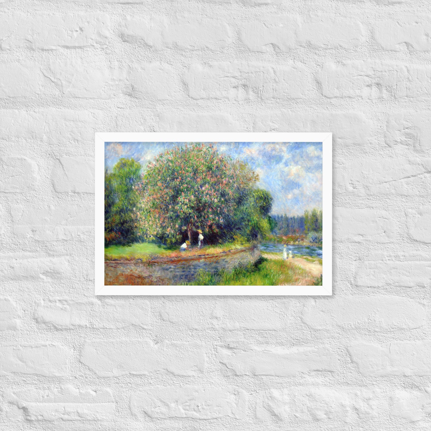 Chestnut Tree in Bloom by Pierre-Auguste Renoir