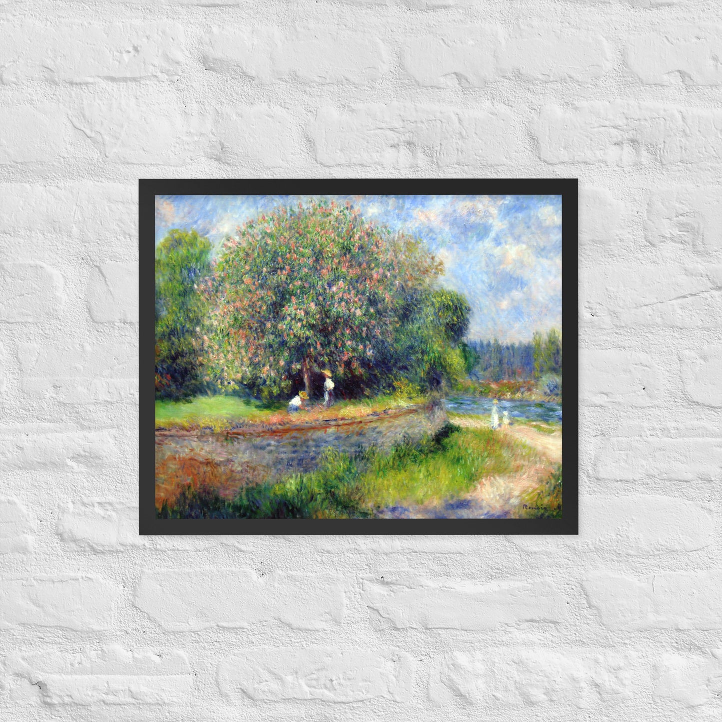 Chestnut Tree in Bloom by Pierre-Auguste Renoir