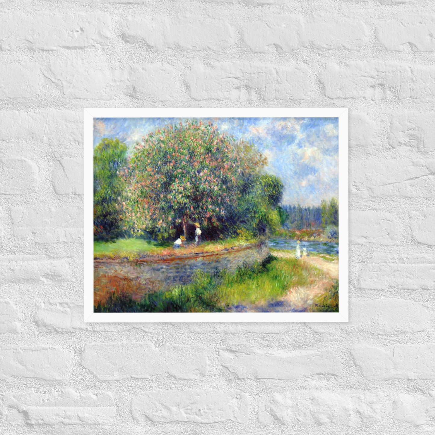 Chestnut Tree in Bloom by Pierre-Auguste Renoir