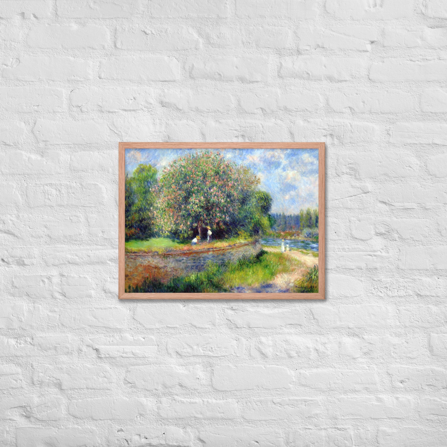 Chestnut Tree in Bloom by Pierre-Auguste Renoir