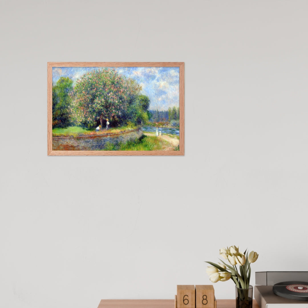 Chestnut Tree in Bloom by Pierre-Auguste Renoir