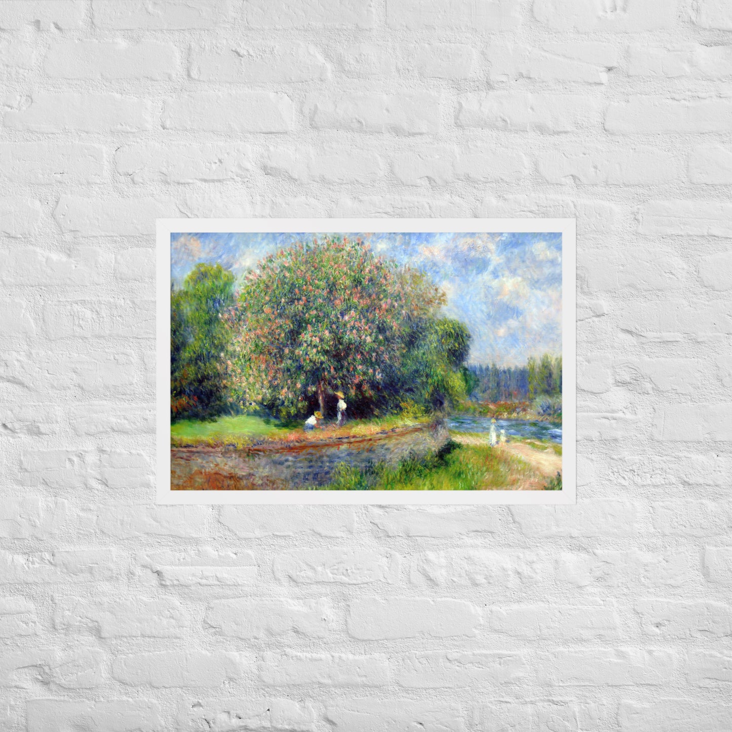 Chestnut Tree in Bloom by Pierre-Auguste Renoir