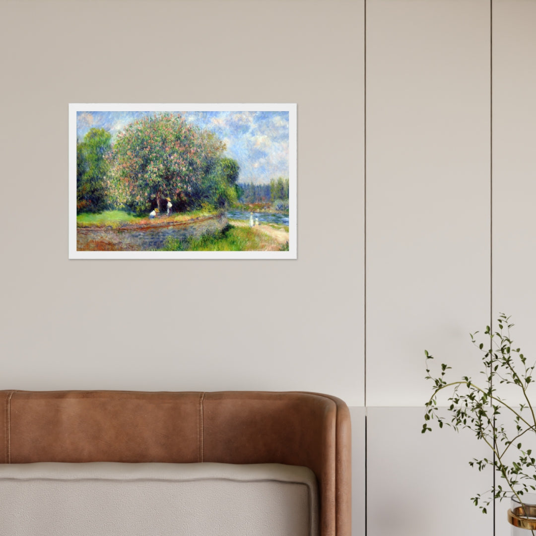 Chestnut Tree in Bloom by Pierre-Auguste Renoir