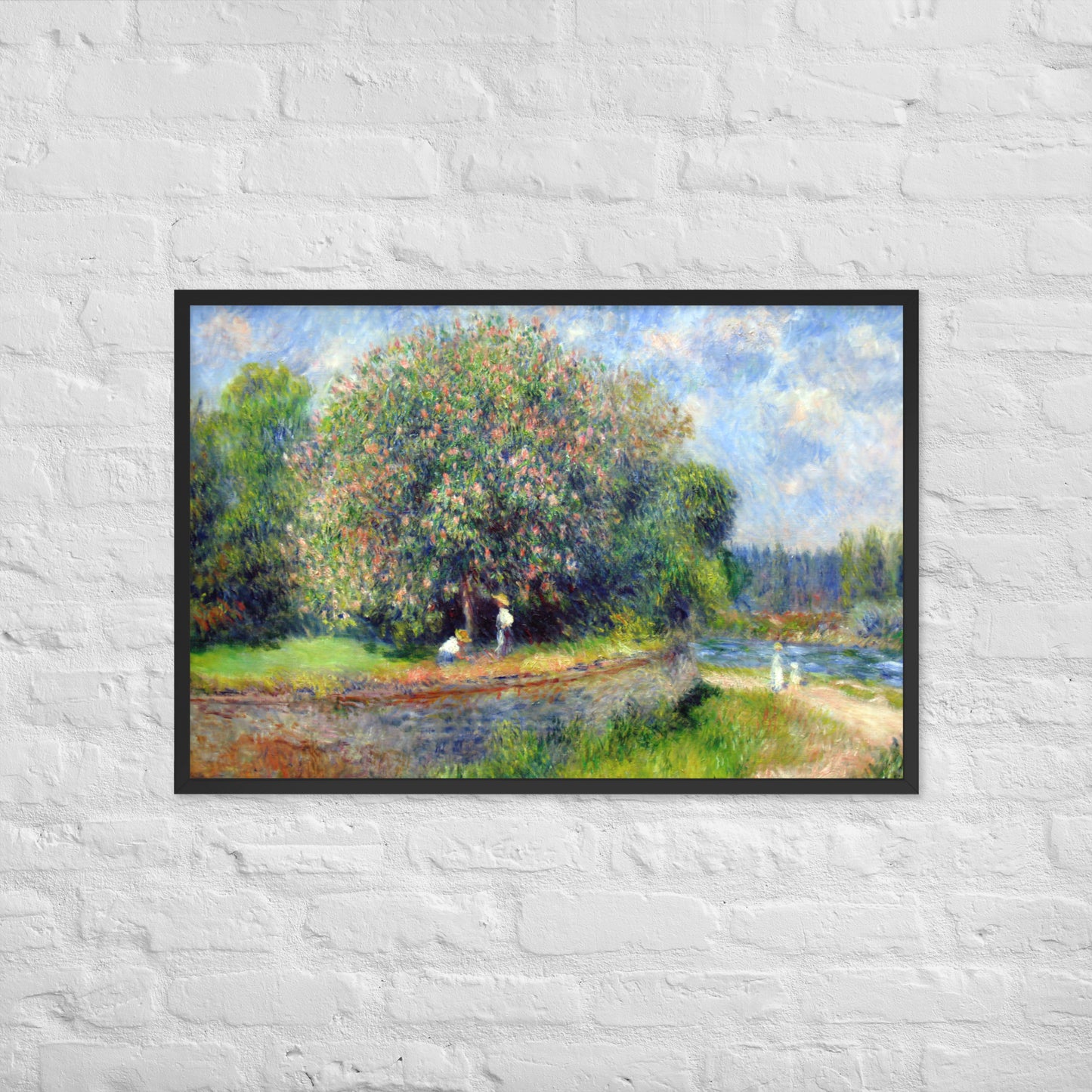 Chestnut Tree in Bloom by Pierre-Auguste Renoir