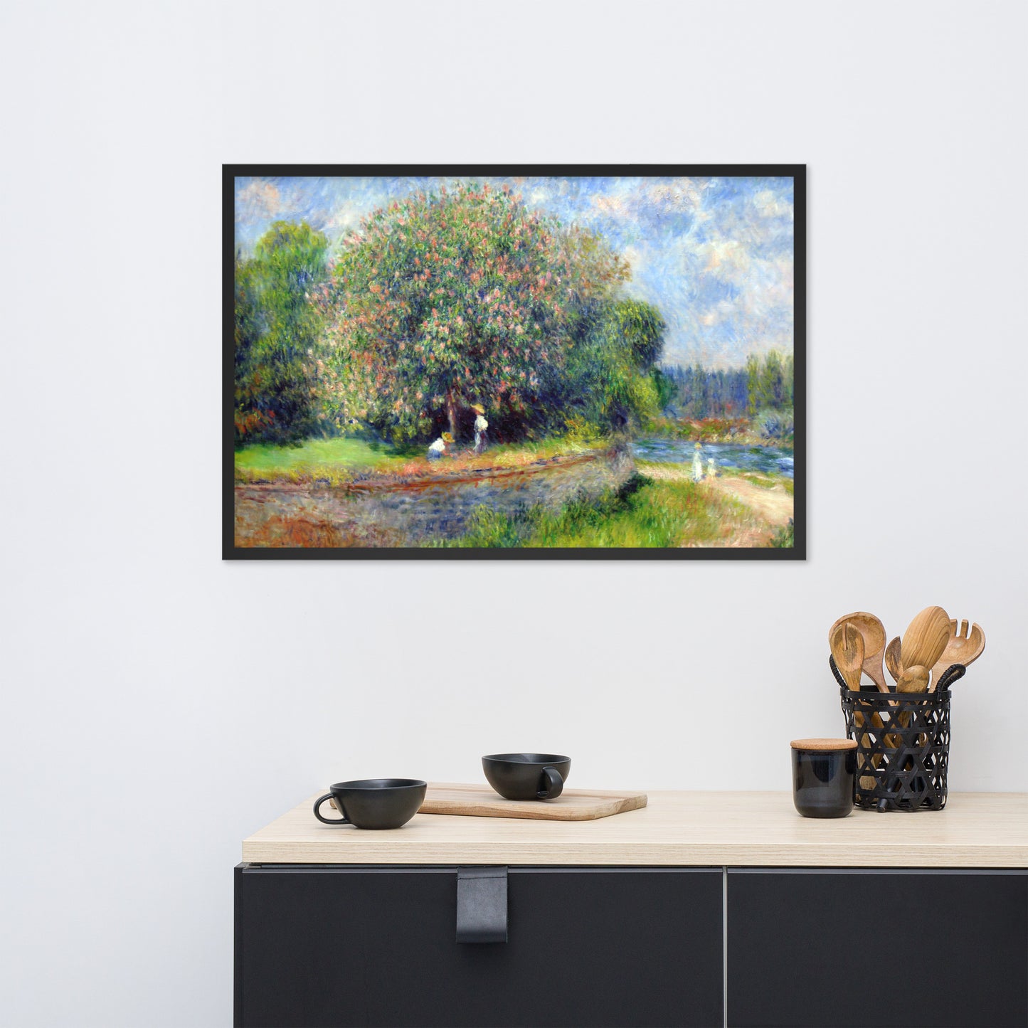 Chestnut Tree in Bloom by Pierre-Auguste Renoir