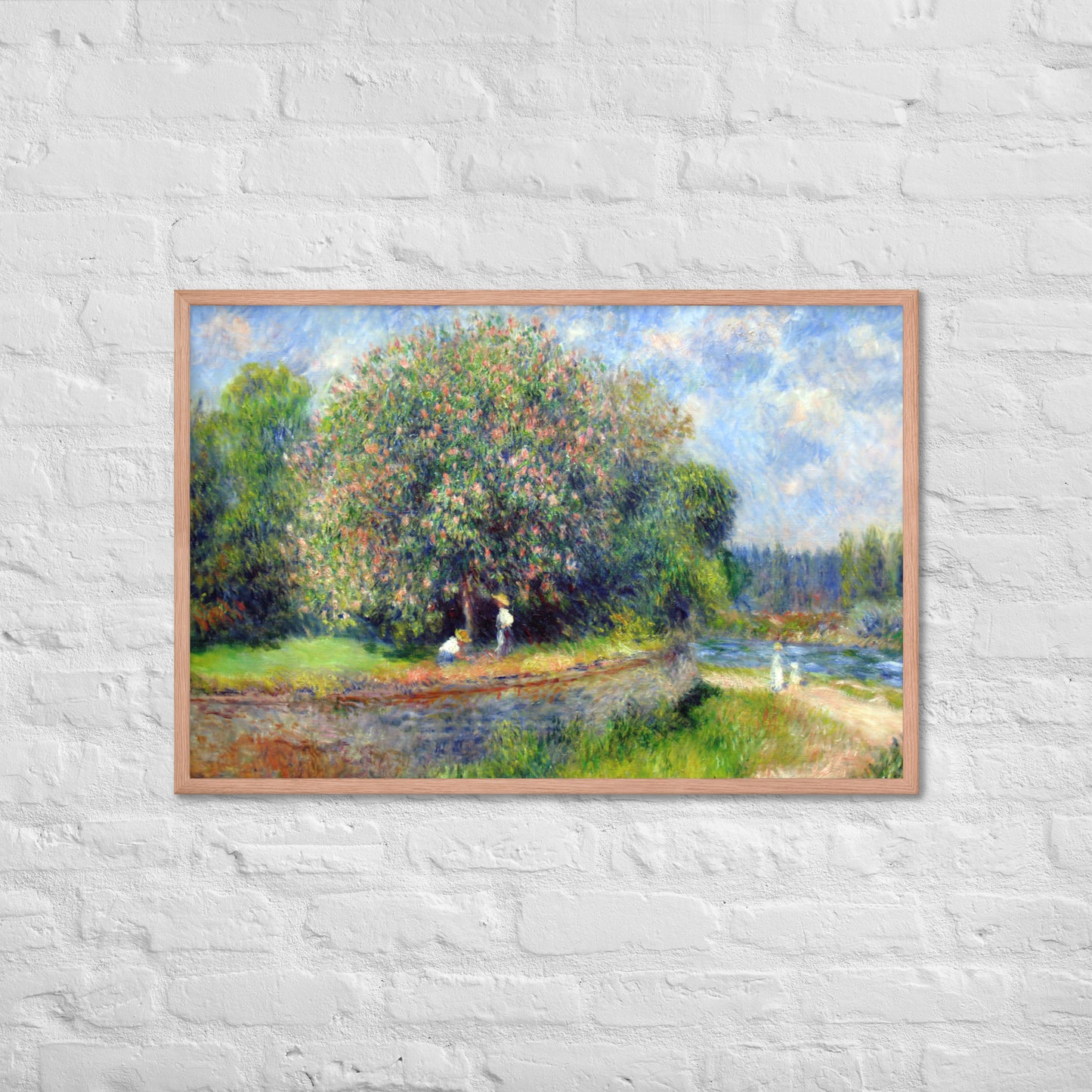 Chestnut Tree in Bloom by Pierre-Auguste Renoir