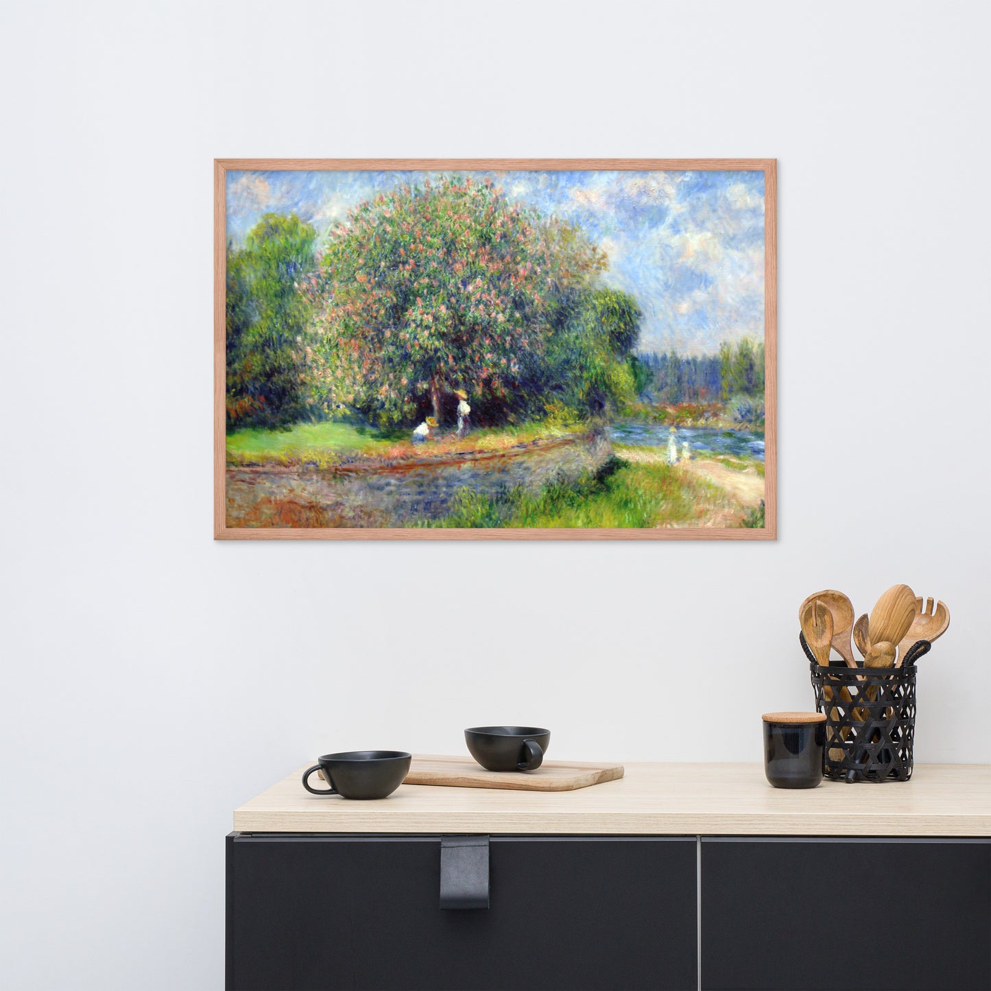 Chestnut Tree in Bloom by Pierre-Auguste Renoir