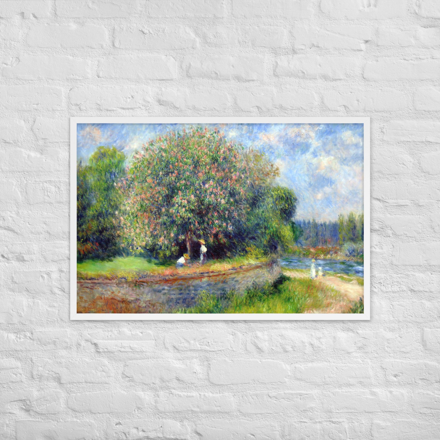 Chestnut Tree in Bloom by Pierre-Auguste Renoir